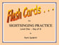 Flashcards for Sight-Singing Practice Flash Cards